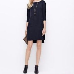 Ann Taylor navy blue sheath dress